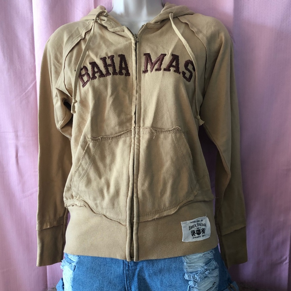 Embroider “Bahamas” hoodie jacket